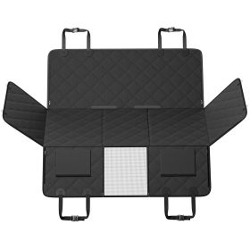 Back Seat Extender for Dogs,Dog Hammock for Car Back seat, Dog Car Seat Cover with Hard Bottom Dog Car Seat Bed 53"x24.8"